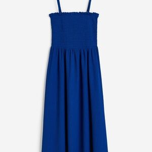 Blue Strapless Dress